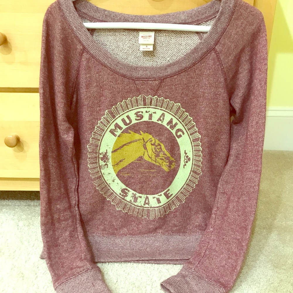 Mossimo Target mustang graphic pullover